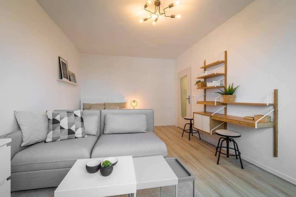 Apartamento Sauber und modern, Netflix, Wifi, Leipzig Flair, Küche Exterior foto