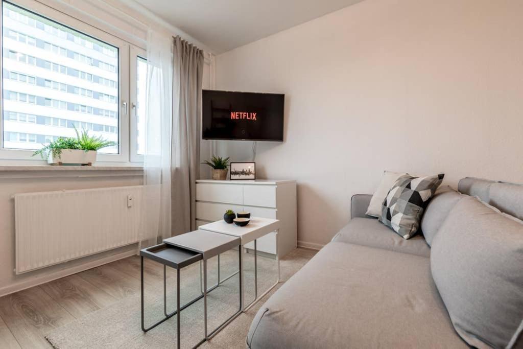 Apartamento Sauber und modern, Netflix, Wifi, Leipzig Flair, Küche Exterior foto
